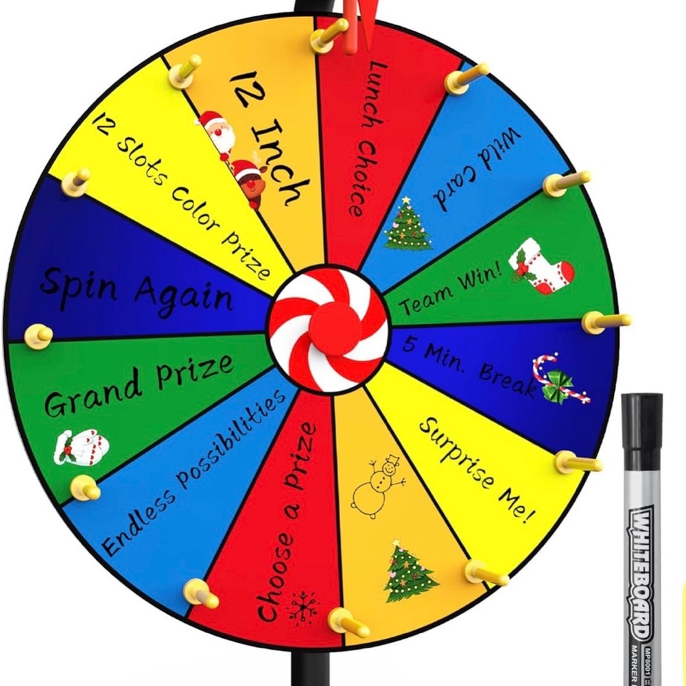 Amazon tabletop Prize Spin Wheel NEW